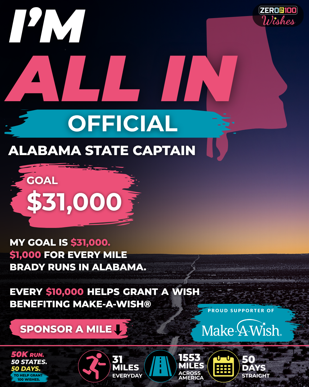 Alabama I'm All In: State Captain