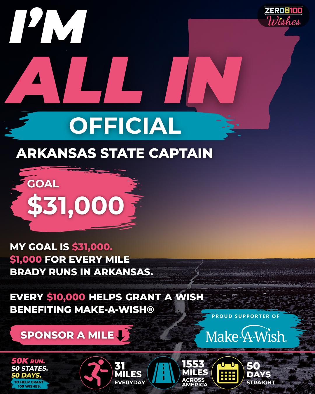 Arkansas I'm All In: State Captain