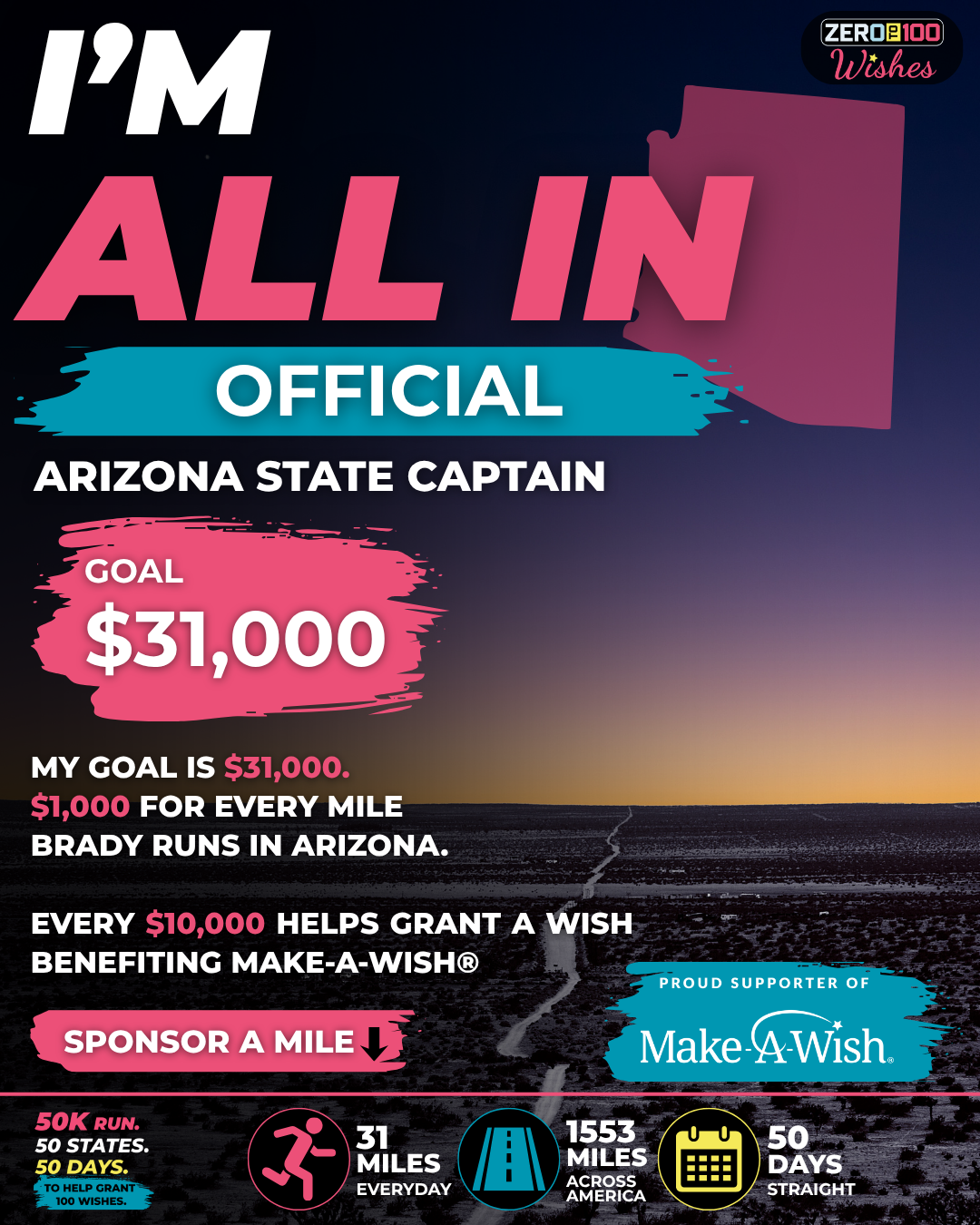 Arizona I'm All In: State Captain