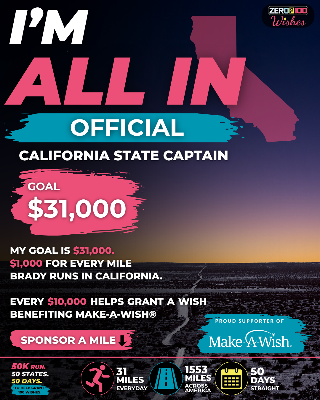 California I'm All In: State Captain