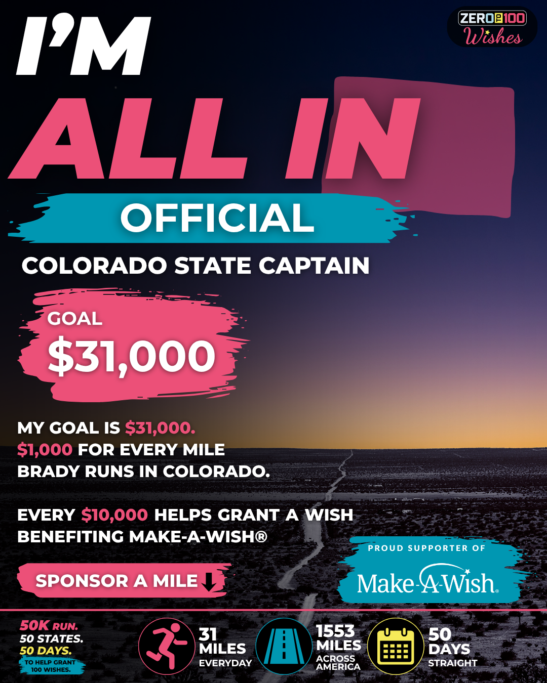 Colorado I'm All In: State Captain