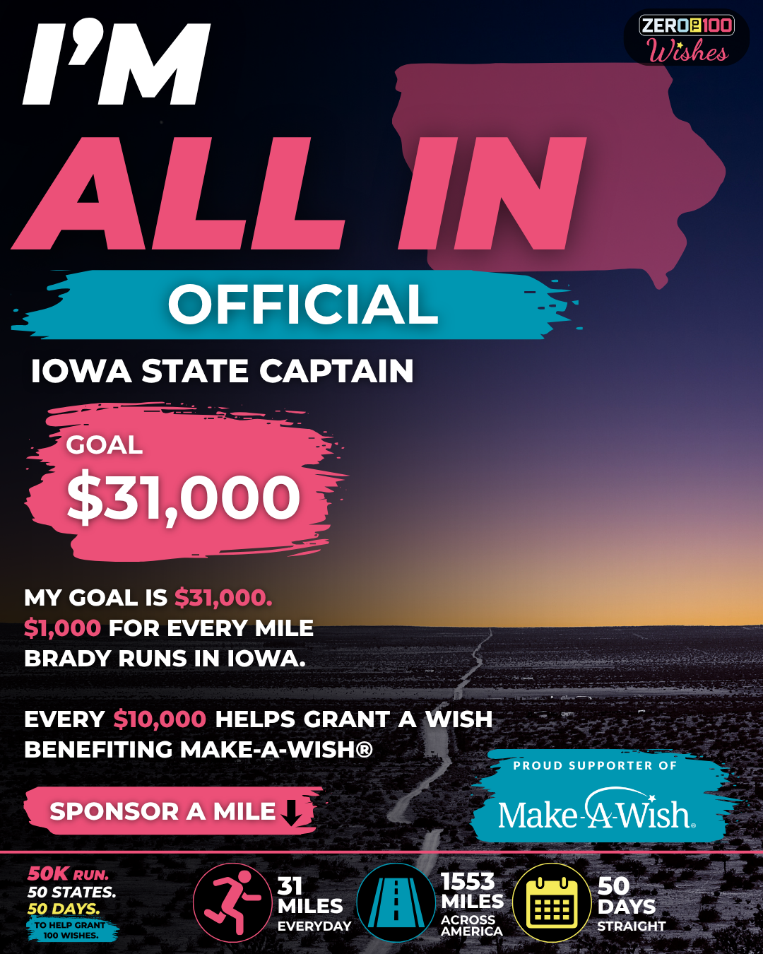 Iowa I'm All In: State Captain