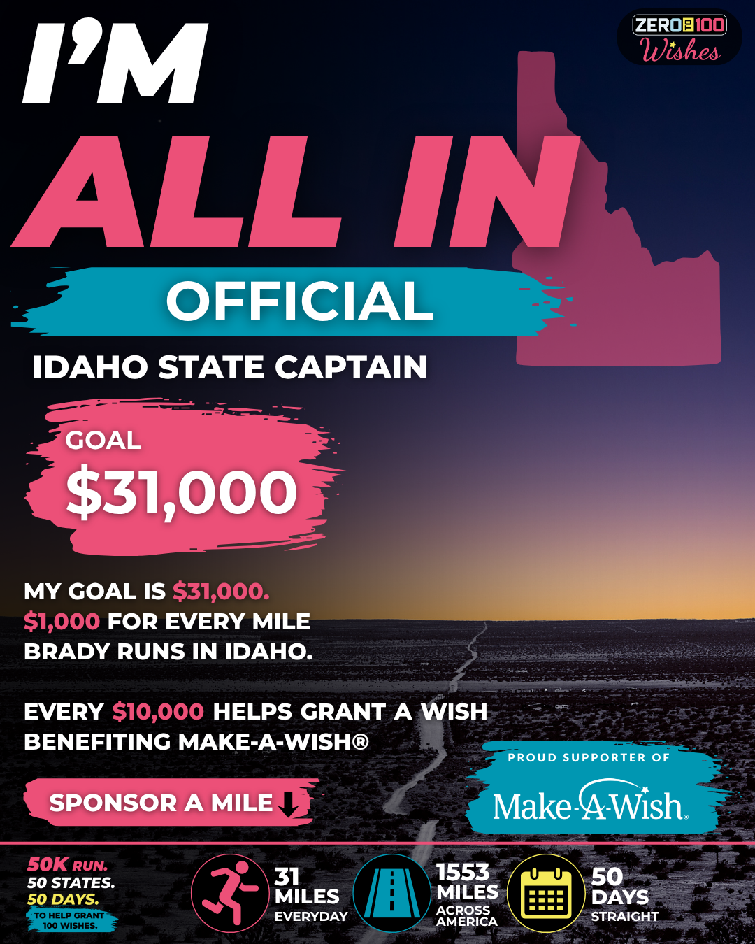 Idaho I'm All In: State Captain