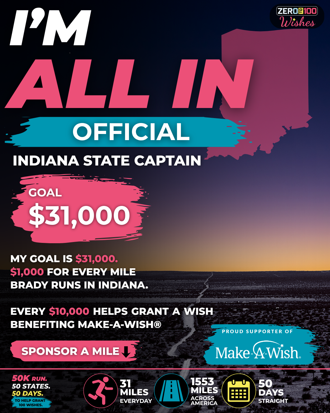 Indiana I'm All In: State Captain