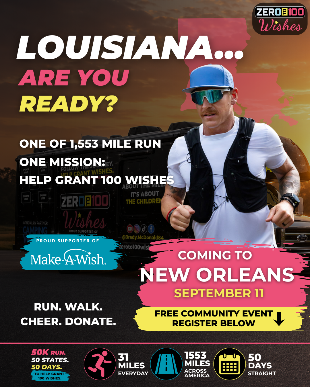 Louisiana Join the Community Run