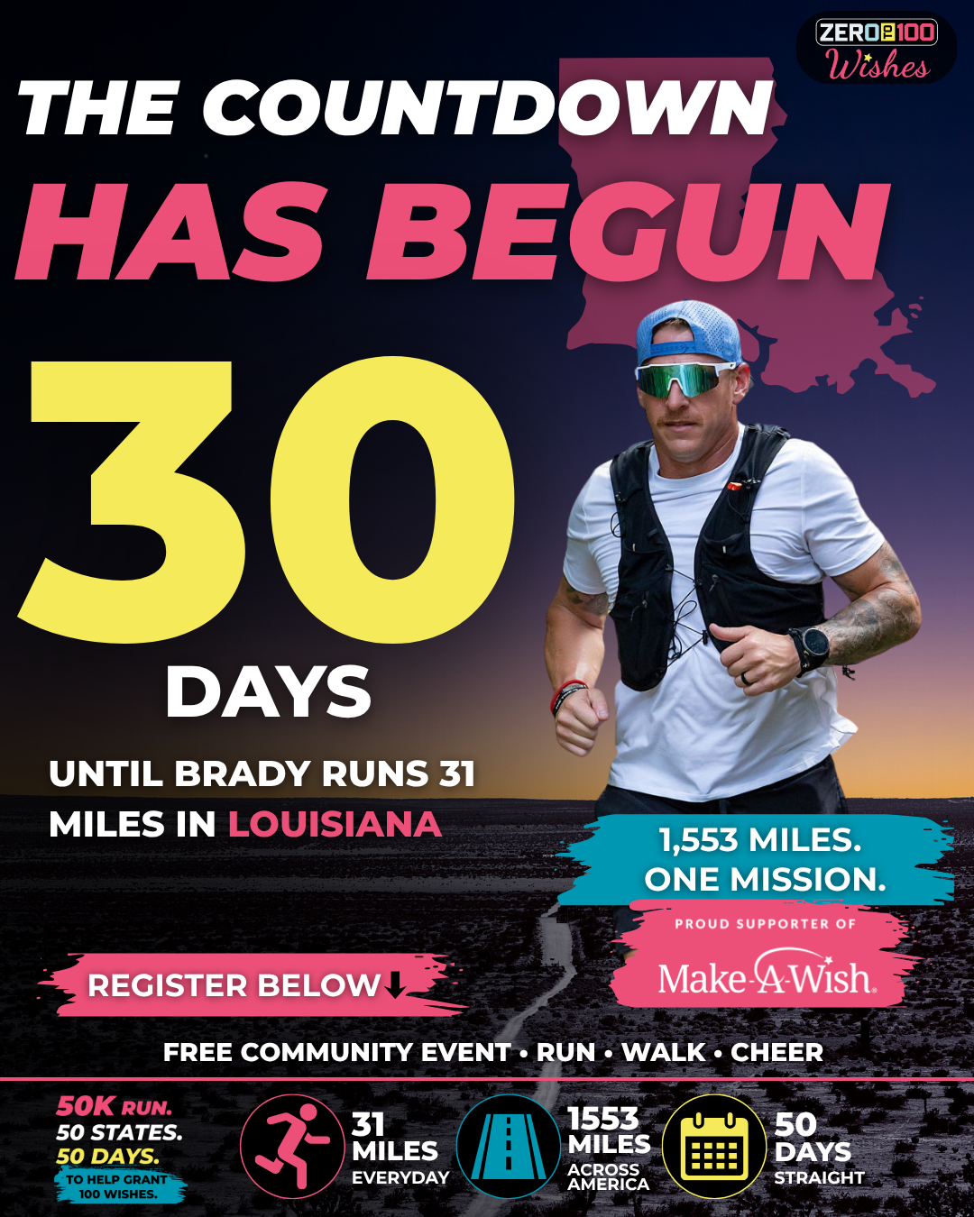 Louisiana 30 Days Post