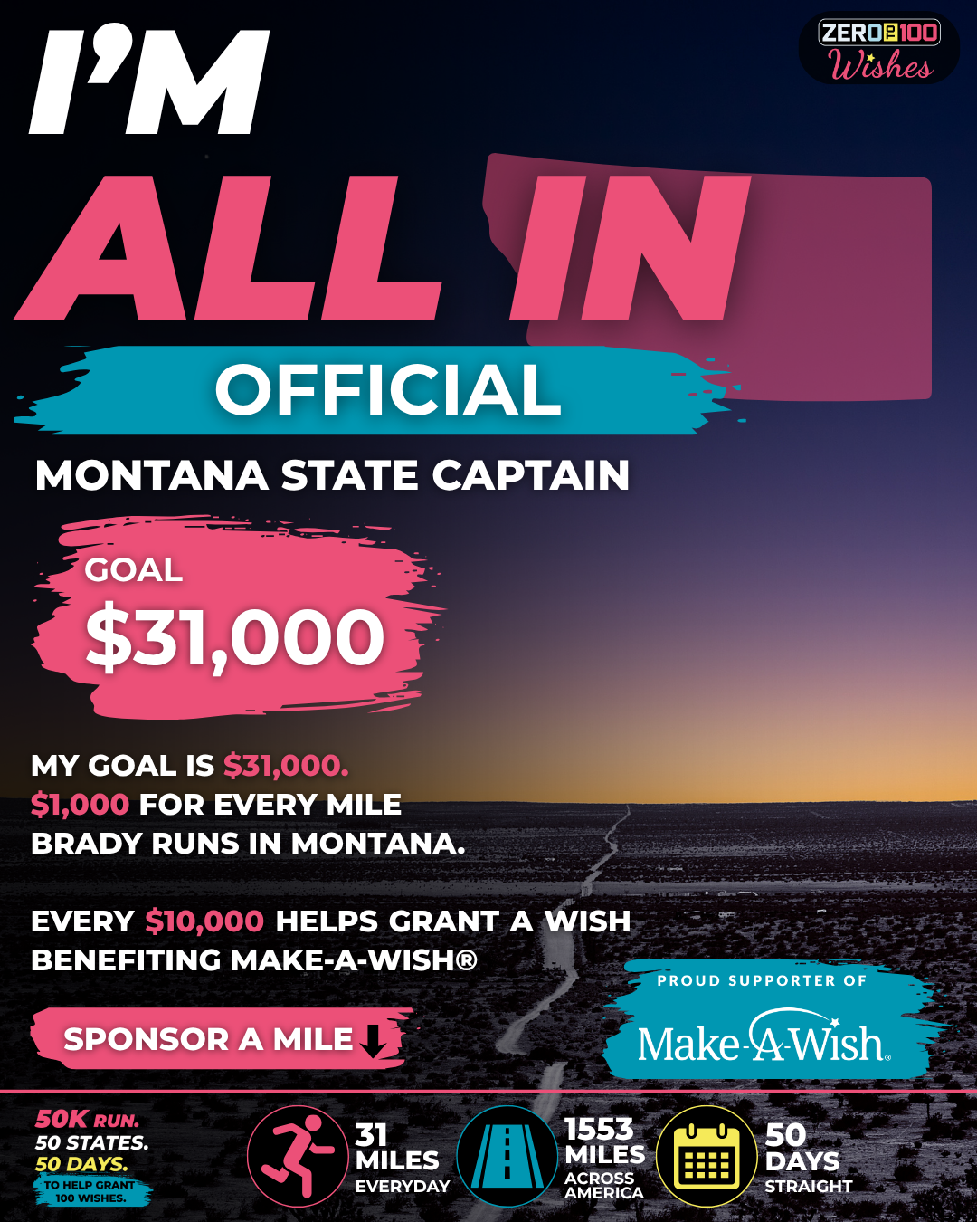 Montana I'm All In: State Captain