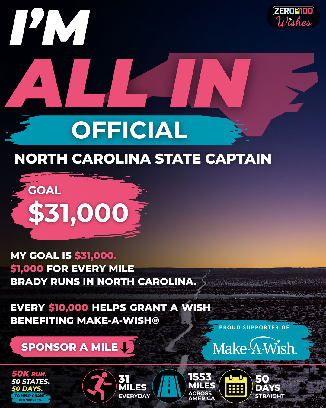 North Carolina I'm All In: State Captain