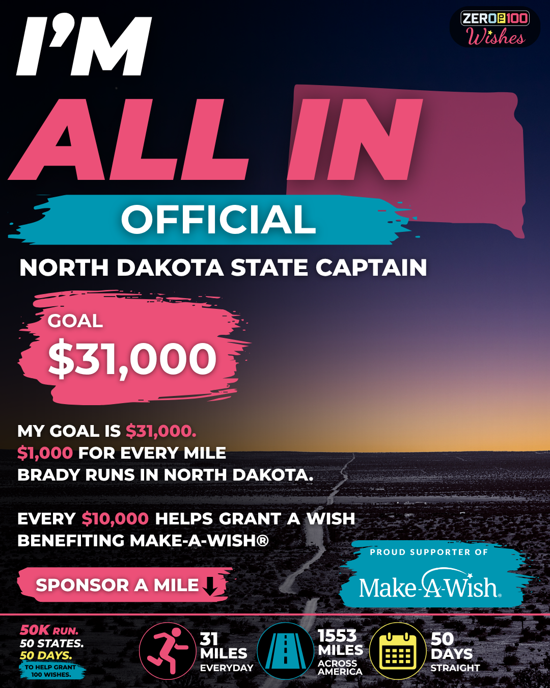 North Dakota I'm All In: State Captain