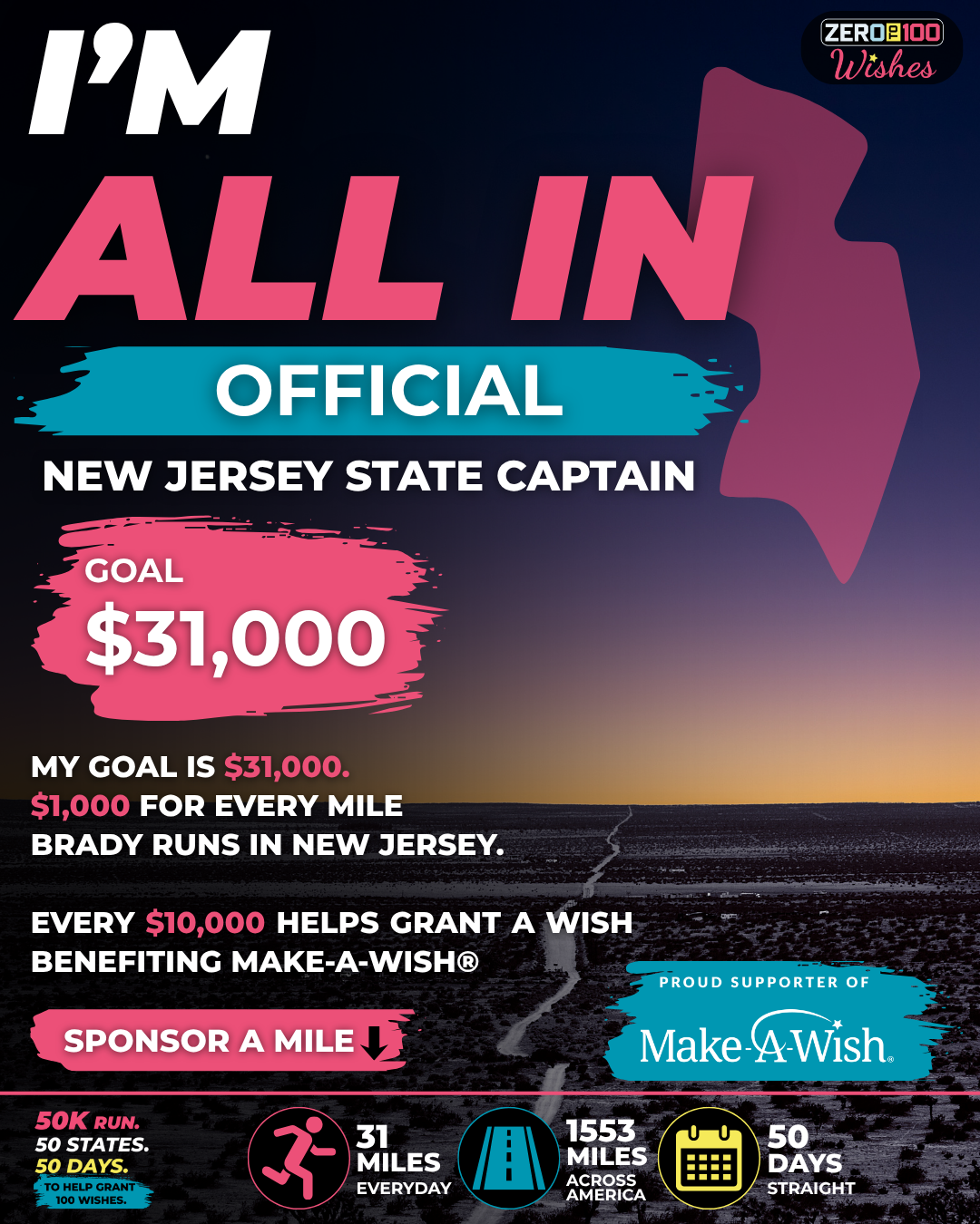 New Jersey I'm All In: State Captain