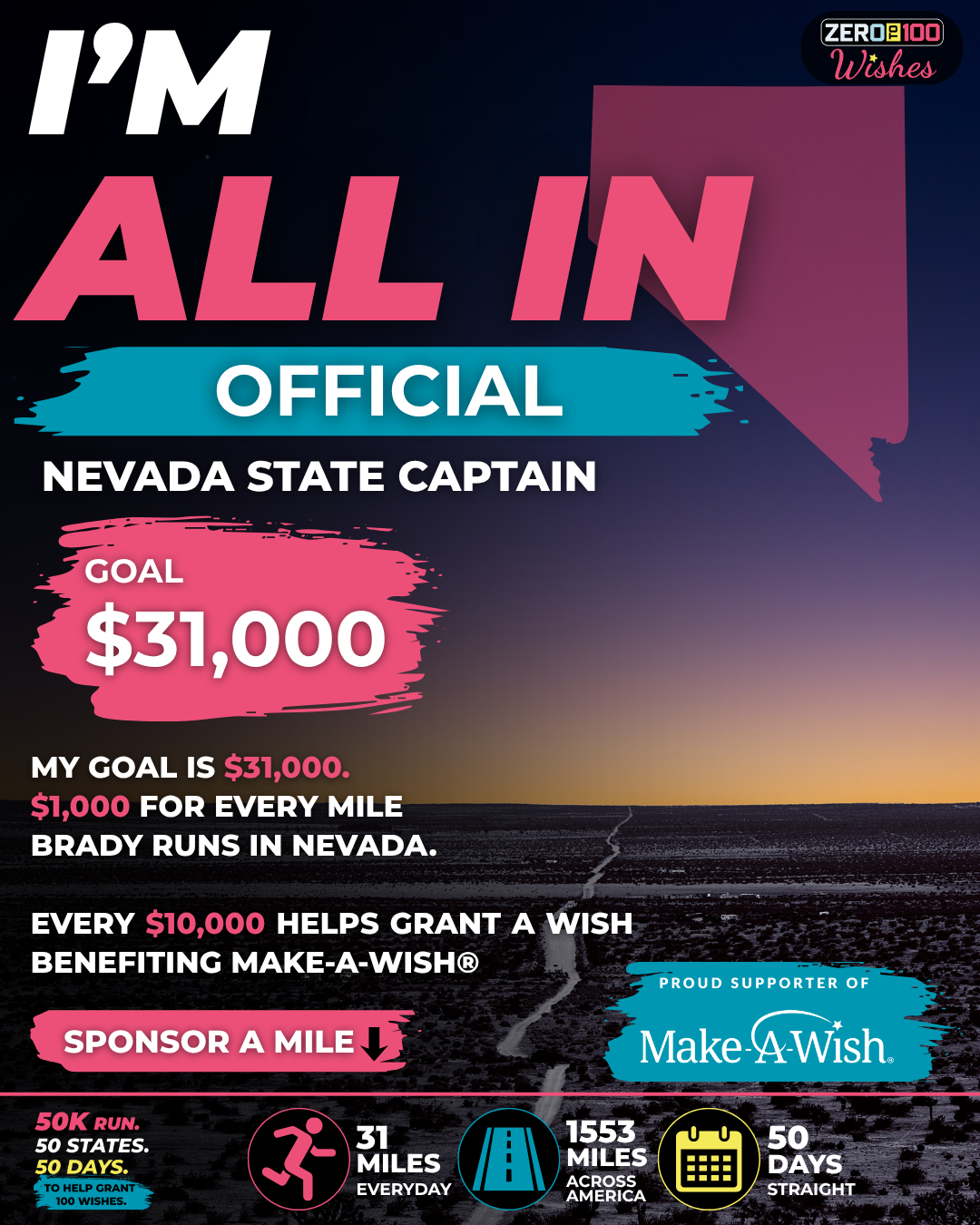 Nevada I'm All In: State Captain