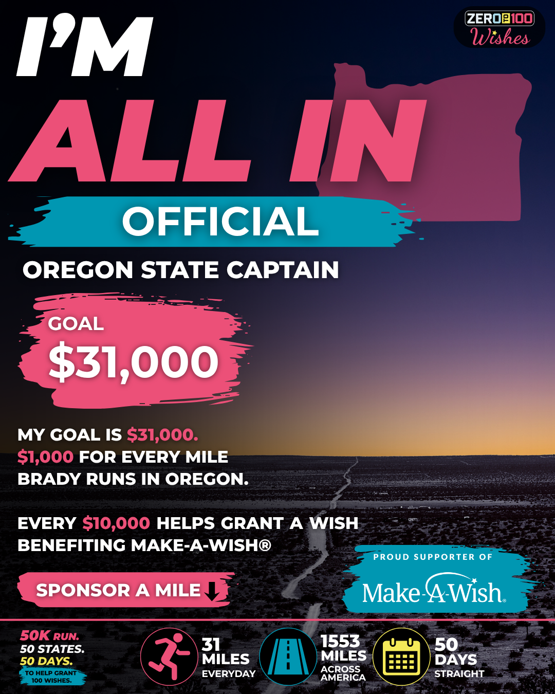 Oregon I'm All In: State Captain