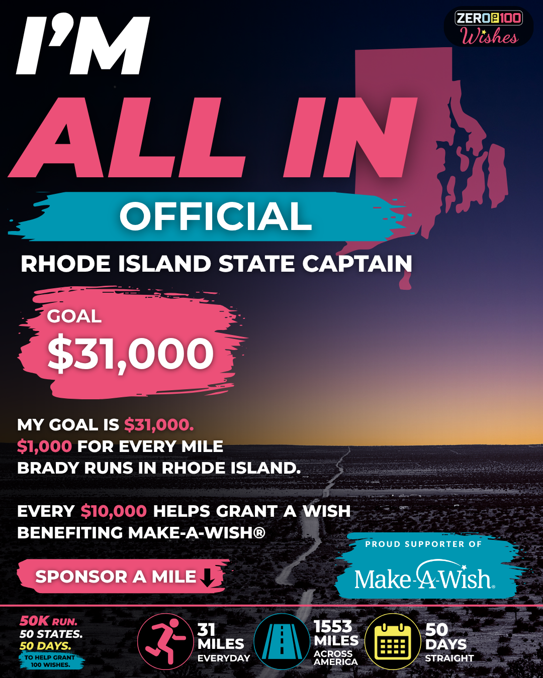 Rhode Island I'm All In: State Captain