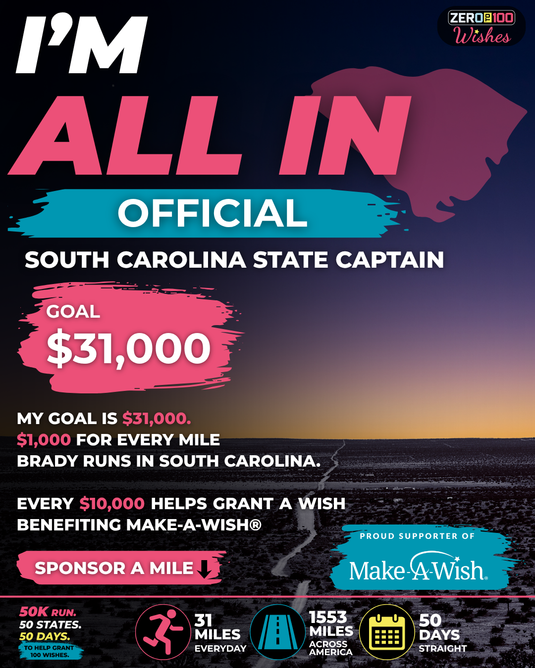 South Carolina I'm All In: State Captain