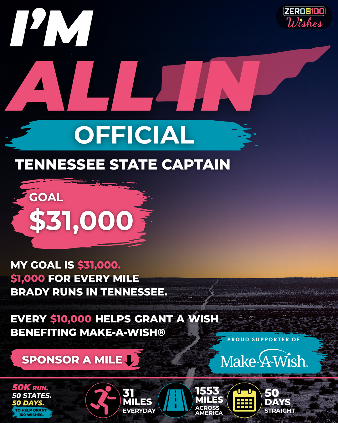 Tennessee I'm All In: State Captain