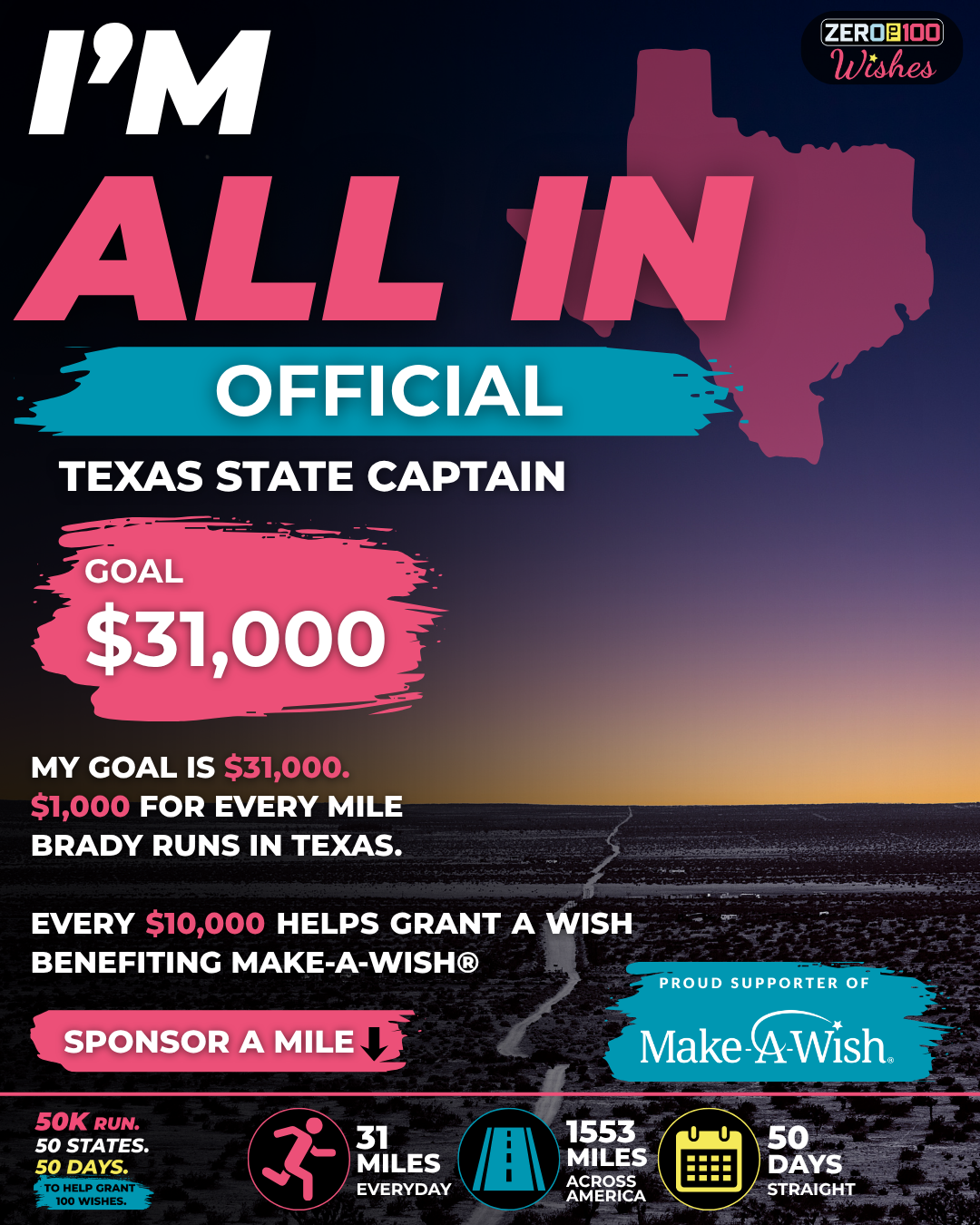 Texas I'm All In: State Captain