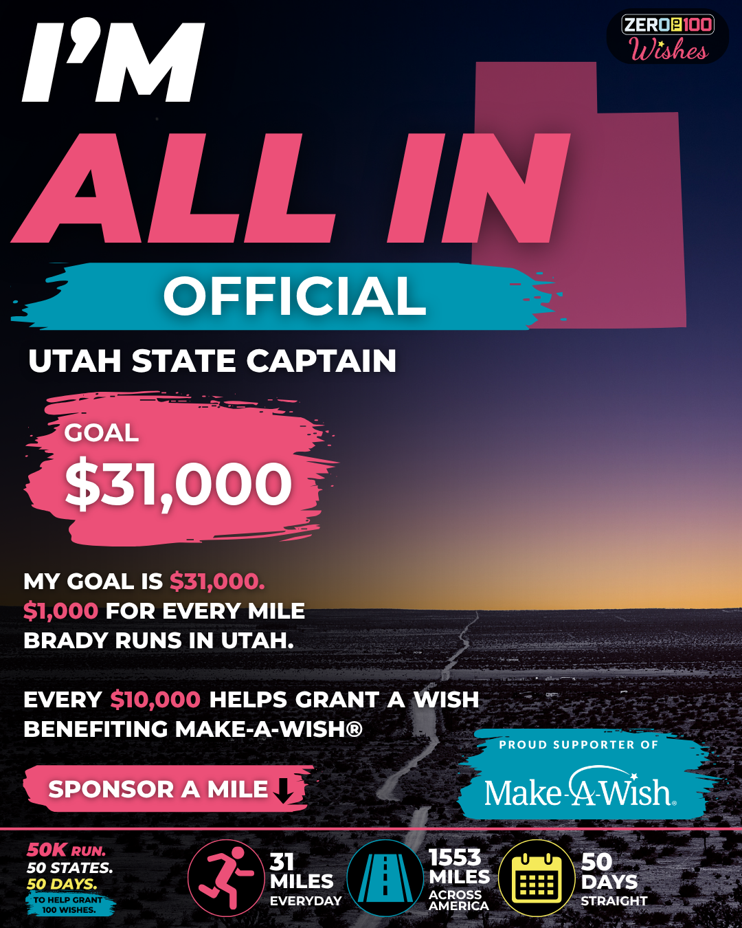 Utah I'm All In: State Captain